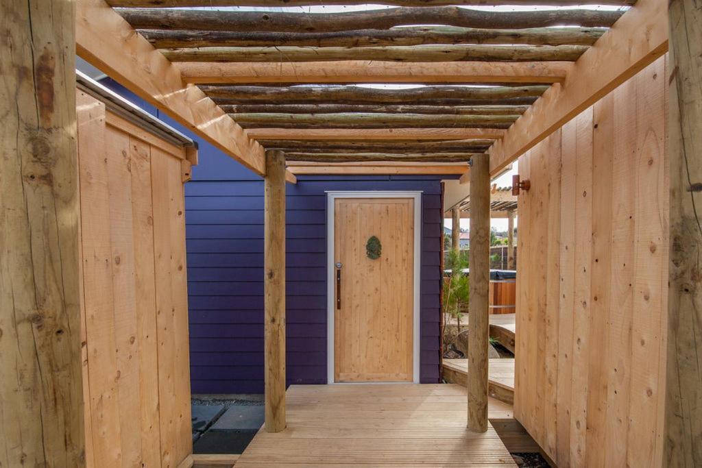 The Purple House - Ohakune Home With Spa Pool Exterior foto
